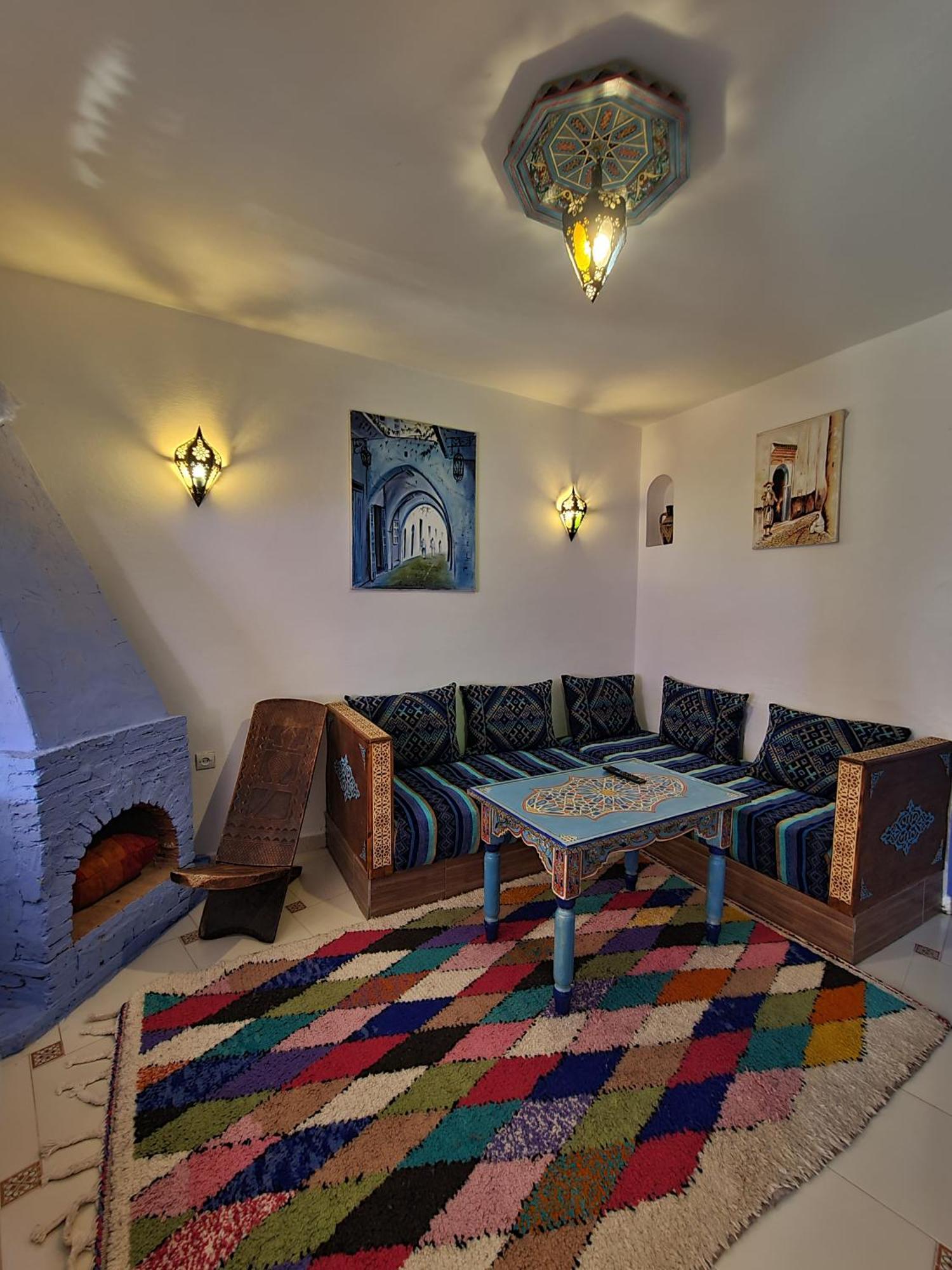 بيت شباب Casa Blue Star شفشاون المظهر الخارجي الصورة